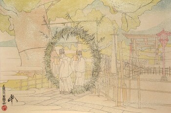 Yubuku Shrine by Yamaguchi, Keisuke (OZ), Painting