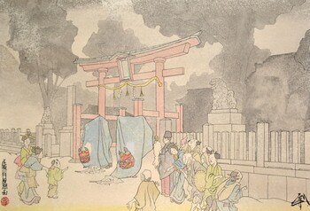 Tsumashina Shrine by Yamaguchi, Keisuke (OZ), Painting