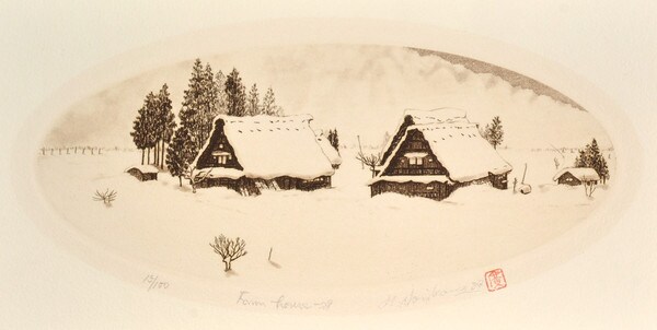 Farmhouse 29 by Norikane, Hiroto, Etching