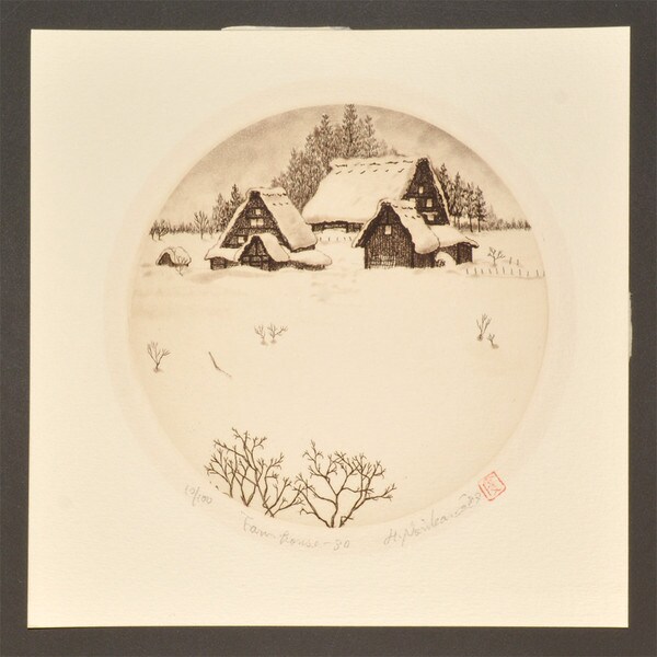 Farmhouse 30 by Norikane, Hiroto, Etching