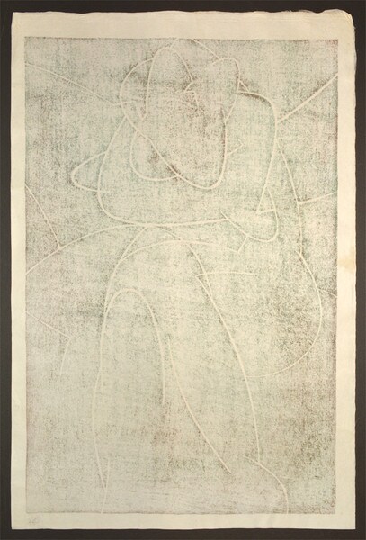 Abstract No. 7 by Yoshida, Toshi, Woodblock Print