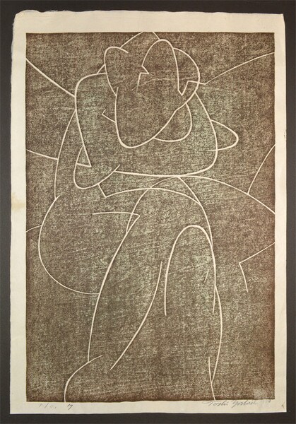 Abstract No. 7 by Yoshida, Toshi, Woodblock Print