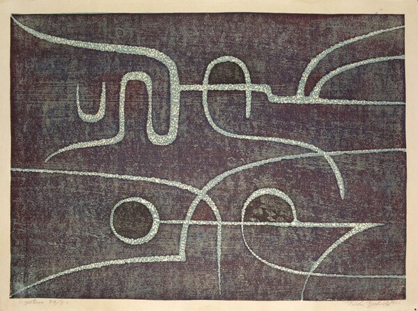 System by Yoshida, Toshi, Woodblock Print
