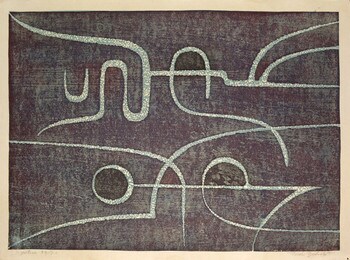 System by Yoshida, Toshi, Woodblock Print