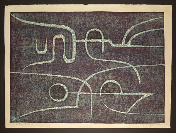 System by Yoshida, Toshi, Woodblock Print