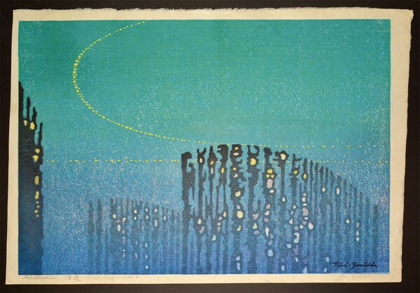 Abstruse by Yoshida, Toshi, Woodblock Print