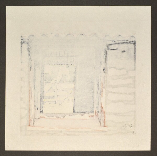 Look through...hear their voices by Howard, Daryl, Woodblock Print