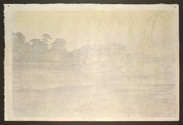 Kamogawa in Kyoto by Yoshida, Hiroshi, Woodblock Print