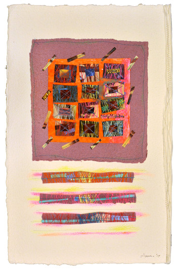 12 Squares by Lippens, Josée, Mixed Media