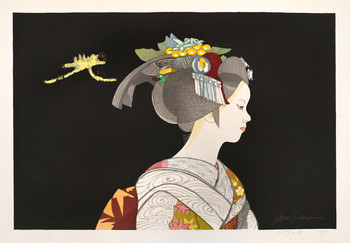 Daimonji by Sekino, Jun'ichiro, Woodblock Print