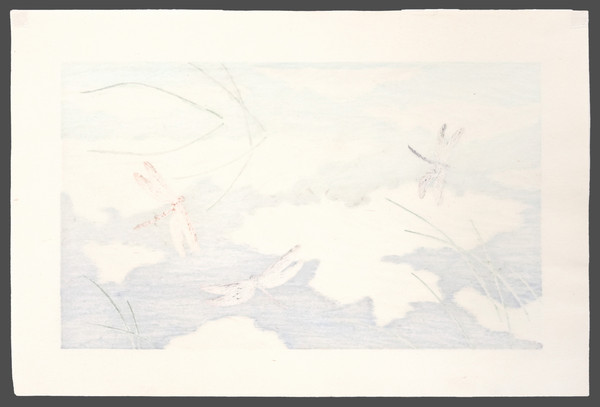 Tombo (Dragonfly) by Aikins, Suezan, Woodblock Print