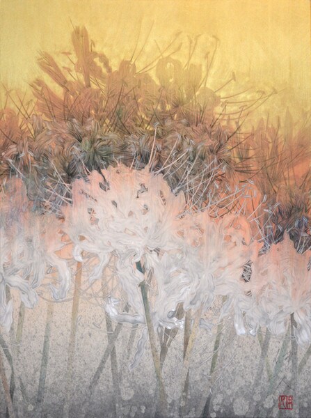 Dawn Blooming II by Kawase, Yoshihito, Nihonga