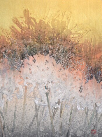 Dawn Blooming II by Kawase, Yoshihito, Nihonga
