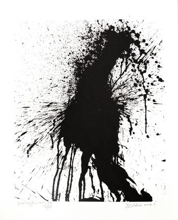 Boxing Painting by Shinohara, Ushio, Silkscreen