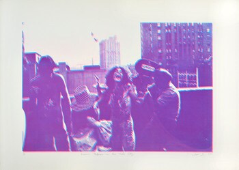 Kusama's Rooftop Performance, 1969 by Shinohara, Noriko, Silkscreen