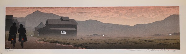Kaeri Michi by Kelly, Daniel, Woodblock Print