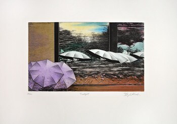 Twilight by Kuroda, Shigeki, Mezzotint