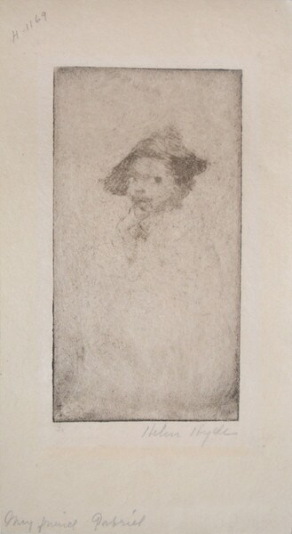 My Friend Gabriel by Hyde, Helen, Woodblock Print