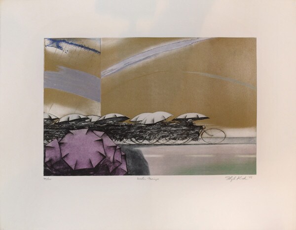 Water Mirage by Kuroda, Shigeki, Mezzotint