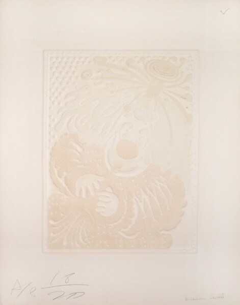 Musician Clown by Oi, Motoi, Etching