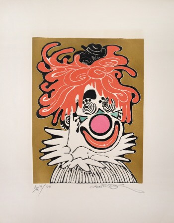 Red Clown by Oi, Motoi, Etching