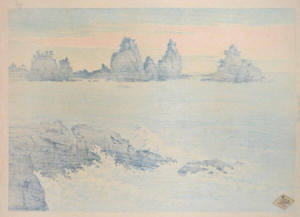 Ose in Izu by Hasui, Woodblock Print