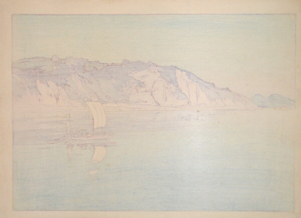 Shiraishijima by Yoshida, Hiroshi, Woodblock Print
