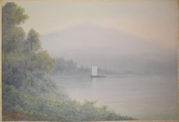 Spring Lake, Watercolor