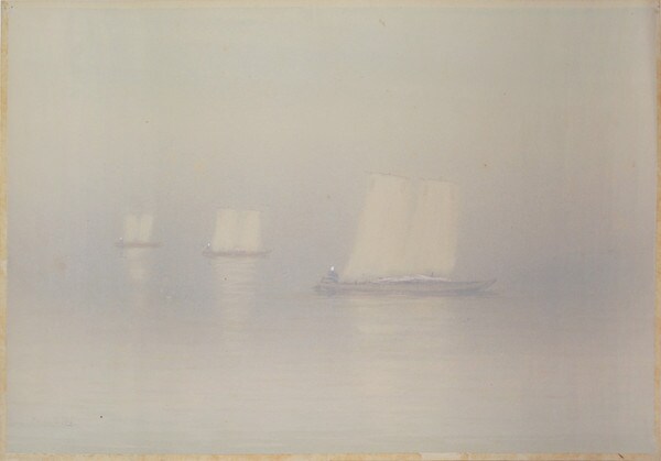 Three Fishing Boats, Watercolor