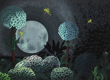 A Moonlight Night by Iwasawa, Asako, Acrylic Painting