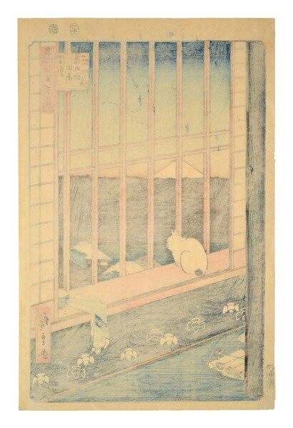 Asakusa Ricefield and Torinomachi by Hiroshige, Woodblock Print