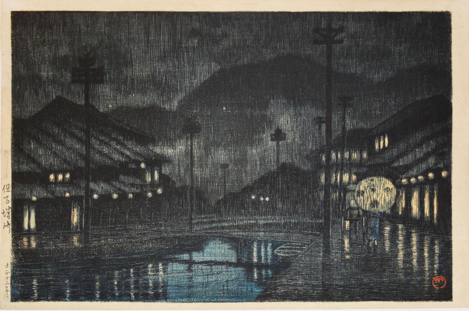 Kinosaki at Tajima | Hasui | Ronin Gallery