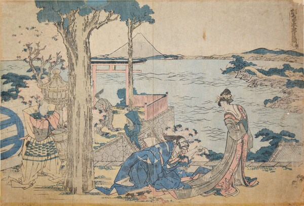 Act I by Hokusai, Woodblock Print