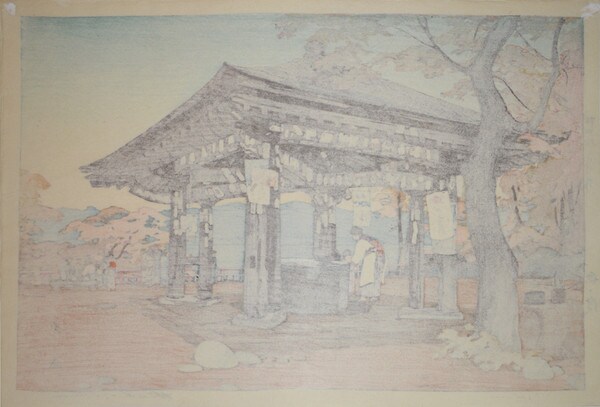Utagahama by Yoshida, Hiroshi, Woodblock Print