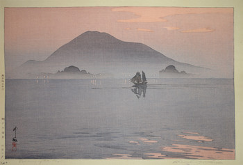 Evening after Rain by Yoshida, Hiroshi, Woodblock Print