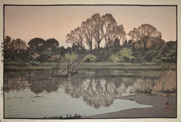 Yoshikawa by Yoshida, Hiroshi, Woodblock Print