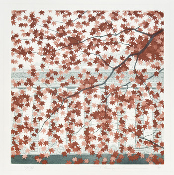 Maple Leaves by Tanaka, Ryohei, Etching