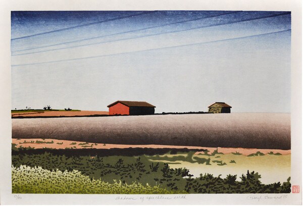 Shadows of speechless earth by Howard, Daryl, Woodblock Print