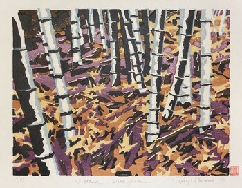 I stand...with grace by Howard, Daryl, Woodblock Print