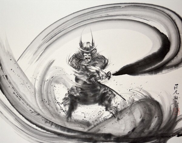 Suvaru the Savior by Nishimoto, Yuki, Ink Painting