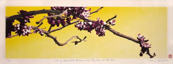 Things that just became what they were all the time by Howard, Daryl, Woodblock Print