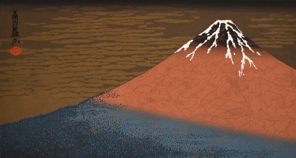 Mountain Faith with 46 Trajectory: Soft Summer Breeze by Yamaguchi, Keisuke (OZ), Acrylic Painting