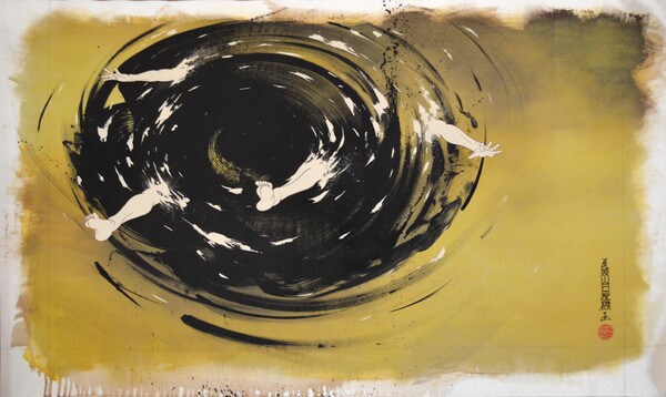YAORAMUSUBI: The God in the Scroll by Yamaguchi, Keisuke (OZ), Acrylic Painting