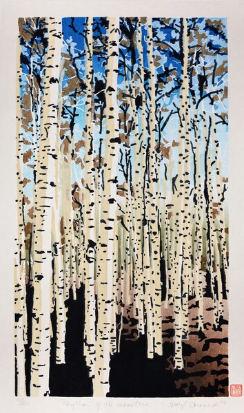 Rhythm of the mountain by Howard, Daryl, Woodblock Print